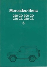 Catalogue / Brochure Mercedes