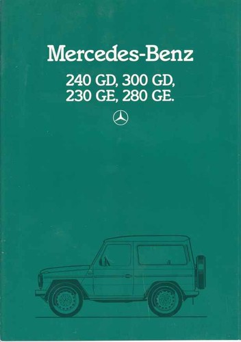 Catalogue brochure mercedes - catalogue, /