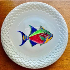 1960s French Gien Dinner Plate