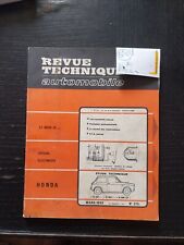 revue technique Honda N 360 honda N 600 honda N 600 GT RTA 1969