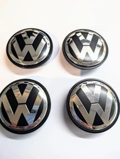 4 x Alloy Wheel Centre Hub Caps 65mm Golf Passat Sharan 3B7601171 UK Seller