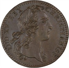 France 1748 Jeton (Chanber des Deniers) GLOSSY ABOUT UNC