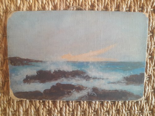 Peinture ancienne marine