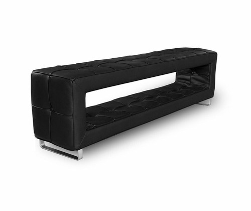 Banquette cuir longue - cuir, et