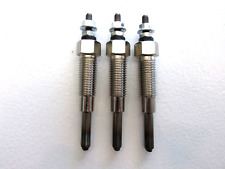 3 Glow Plugs for Iseki Engines E255, E262, E269, E374, E383, E3CC, E3CD, E3CD-T,