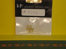 WEINERT HO Brass Detail - Stowage Hooks with Console - ref 9259