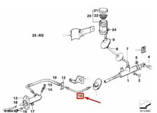 BMW E30 Tuyau de Commande