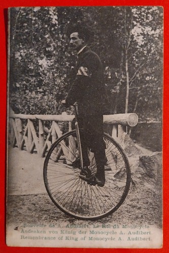 Carte postale vélocipède - carte,
