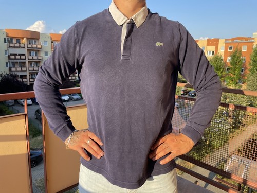Polo lacoste homme - lacoste, bleu