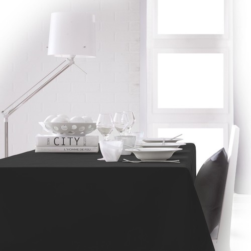 Nappe unie noir - ,