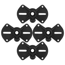  Support de pied d'enceinte (lot de 4), trépied, plateau de fixation pour