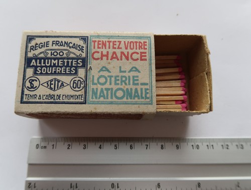 Boite allumette soufrées - boite,