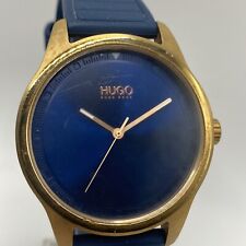 Hugo Boss Watch Very Nice Blue strap & Dial Very Clean. Running Great .46mm Case