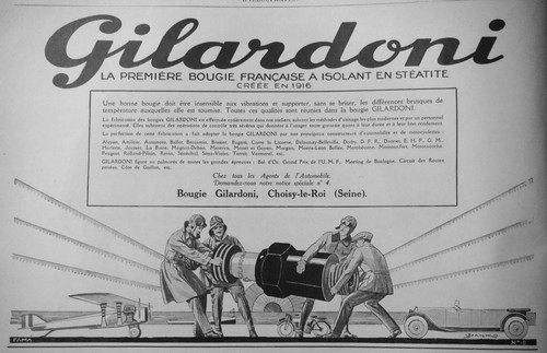 Publicité 1927 gilardoni - publicitÉ, la