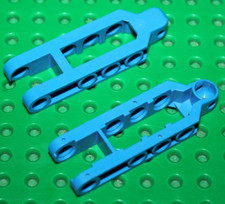 2 x Lego Technic Blue Beam