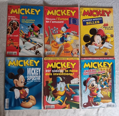 Journal mickey lot 6 - le, de