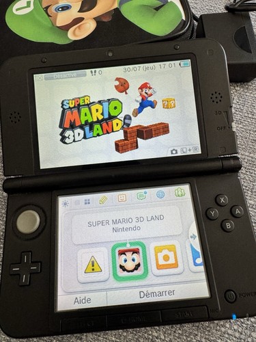 Nintendo 3ds rouge noir - nintendo, xl