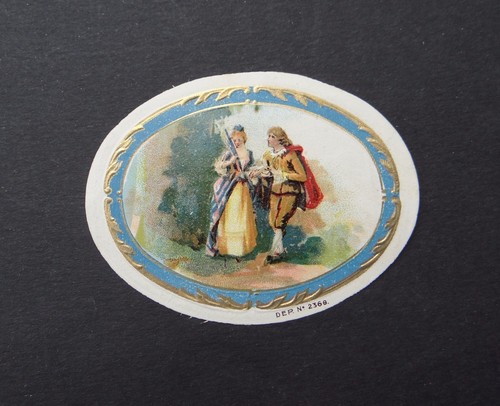 Old label cigar box galant - cigar,