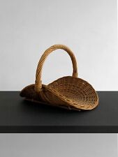 1970 MODERNIST BRUTALIST FIRE ARTS MODERN RUSTIC DREAM BEECH BASKET