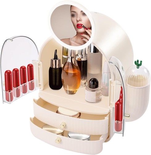 Organisateur maquillage avec