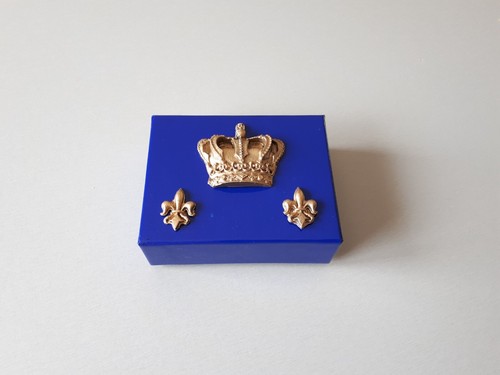Boite bleue grise bureau - boite,