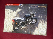 Prospectus catalogue  Moto : HONDA 750 CB seven fifty de 1999