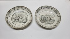 2 ASSIETTES ANCIENNES CREIL