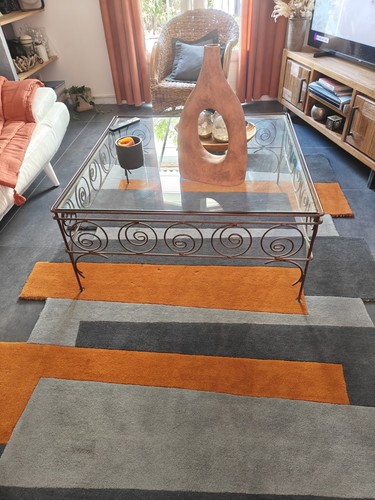 Table basse verre - table,
