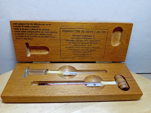 Coffret sommelier bois - sommelier,