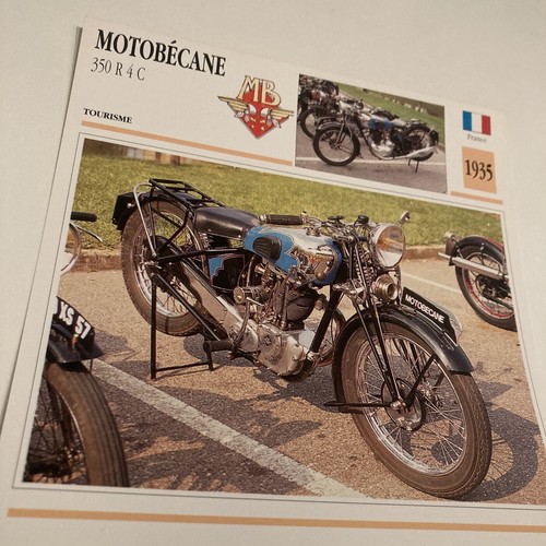 Motobécane 350 r4c 1935 carte - r4c,
