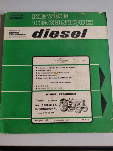 Revue technique tracteur - revue,