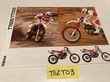 Yamaha TT600 TT350 brochure de
