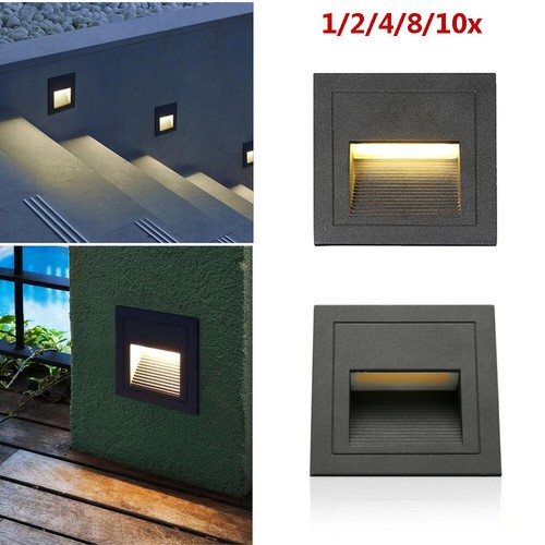 Black led stair step - led,