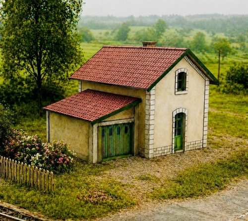Maison garde barrière - maison, de