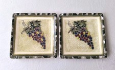 2 Dolce Tuscana Ambience Collection Appetizer Canape Dishes 6" Tuscan Style READ