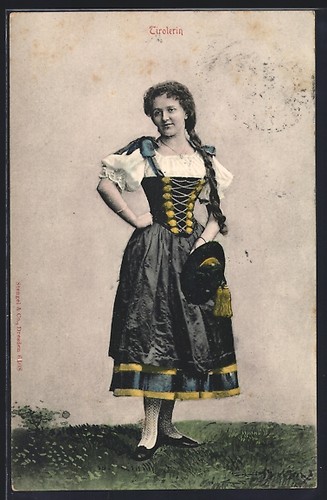 Carte postale tyrolienne - , en
