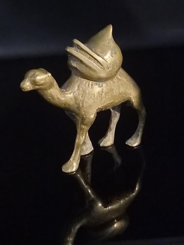 Figurine chameau métal - chameau, en
