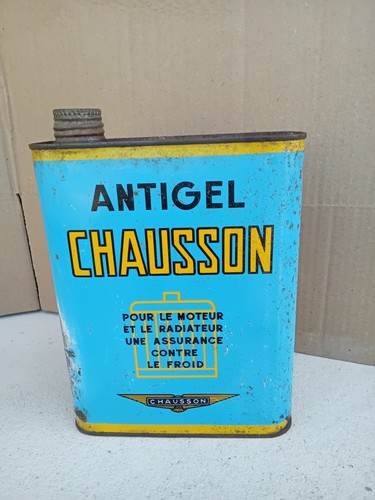 Bidon antigel ancien - antigel, plaque