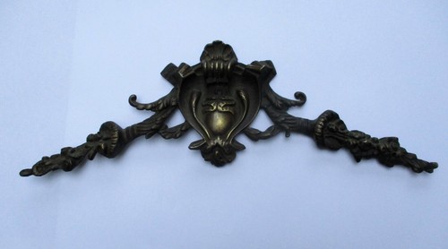 Fronton ancien bronze - ancien, en