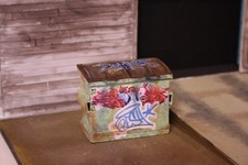 Benne à ordures conteneur poubelle USA  diorama élément 1/18 9x4x7cm