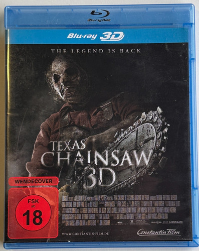 Texas chainsaw blu ray - 3d, blu-ray