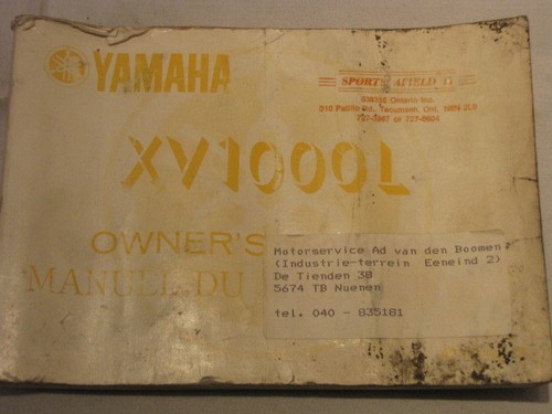 Yamaha xv1000l xv1000 virago - xv1000,