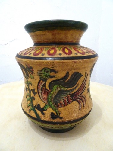 Ancien vase terre - vase, cuite