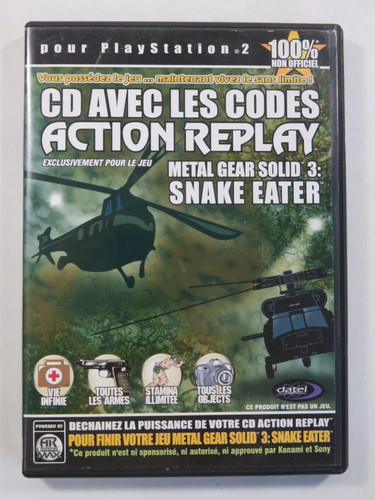 Action replay metal gear solid - metal,