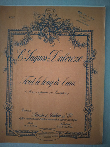 Rare partition ancienne chant - rare,