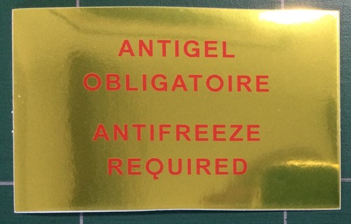 Autocollant réservoir liquide - autocollant,