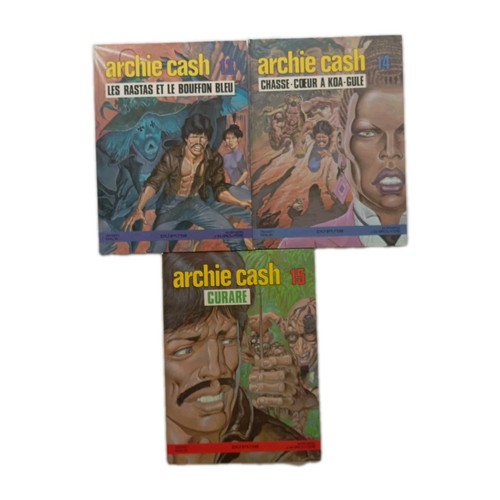 Lot archie cash tomes - lot, eo