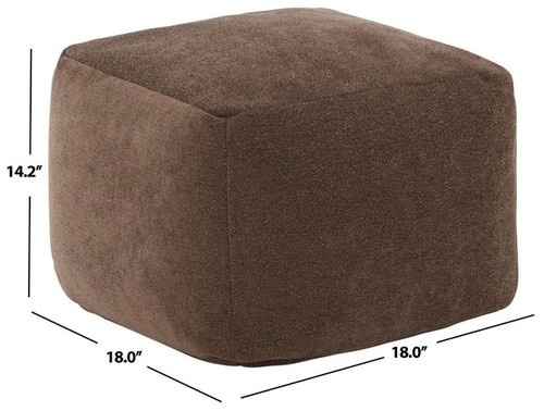 Safavieh samuels boucle pouf - boucle,