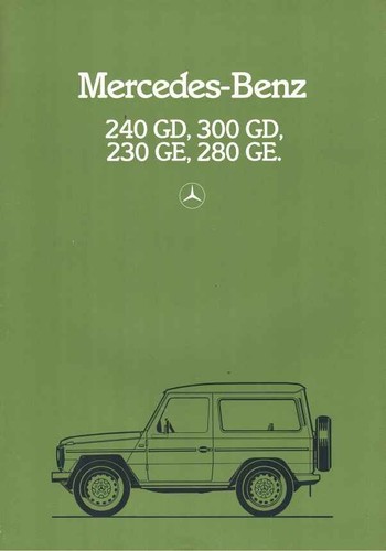 Catalogue brochure mercedes - brochure,