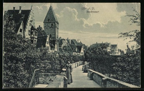 Ulm remparts carte - d.,,